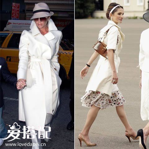 贝嫂维多利亚和约旦王后Rania