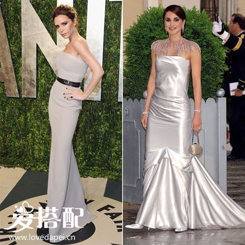 贝嫂维多利亚和约旦王后Rania