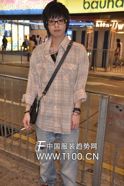 香港格仔型人 格子这样穿才有范儿