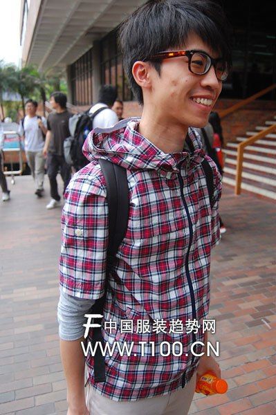 香港格仔型人 格子这样穿才有范儿